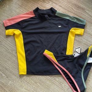 RVCA rash guard set